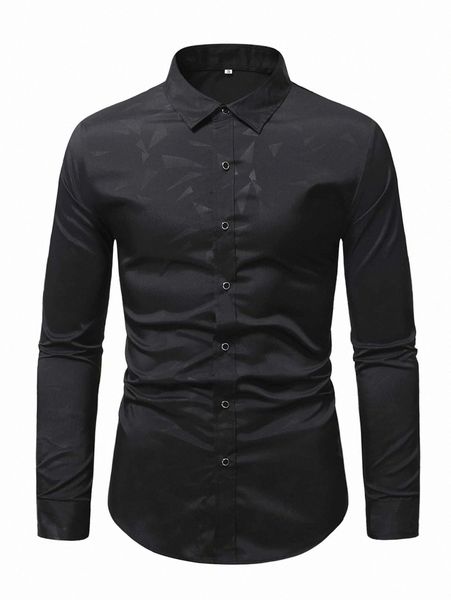 

men geo print shirt d8tt#, White;black
