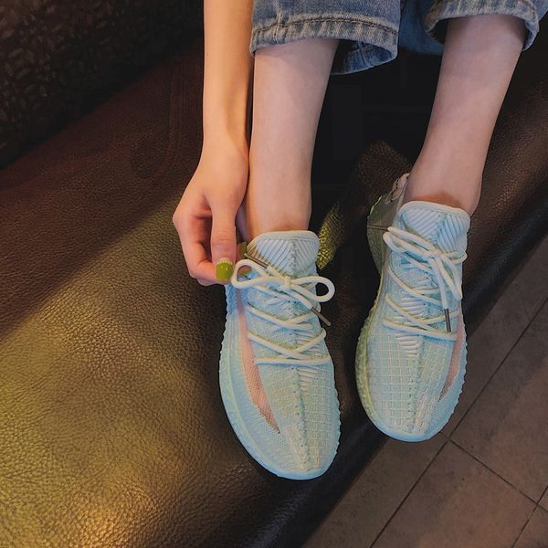 

2021 the new female light breathable soft fashion lace up jogging shoes q3hm, Black