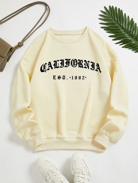 

letter graphic thermal lined sweatshirt q6fh#, White;black
