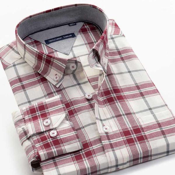 

men's casual shirts 2021 style men's plus size shirt 100% cotton plaid fashion soft classic business men increase7xl 8xl 9xl 10xl1, White;black