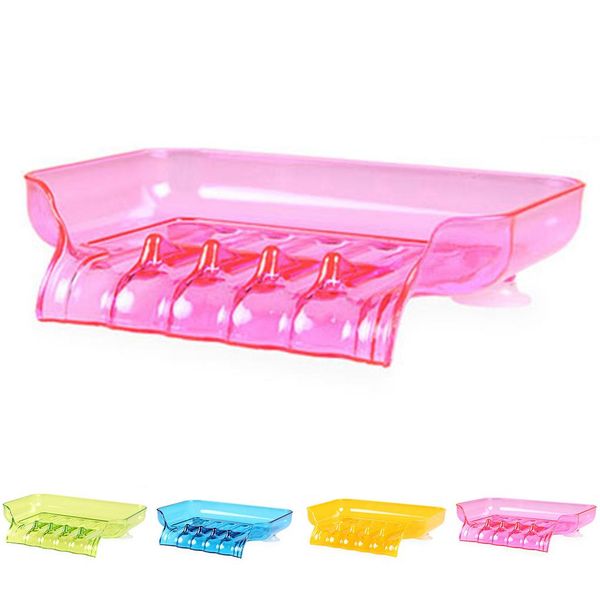 

4 colors kitchen wall mounted sucker sponge storage rack soap draining rack 4 colors good inexpensive h bbywyt