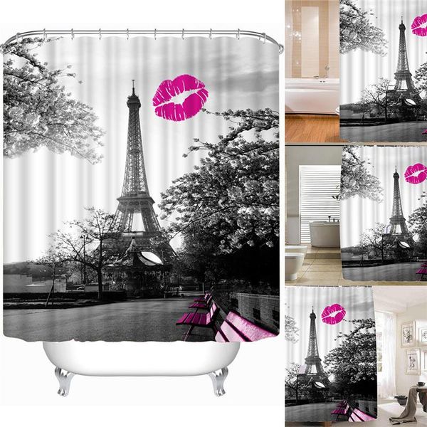 

домохозяйства merchandises red sexy bean tower 180x180cm 180x200см ванна для ванной водонепроницаемый полиэстер 12 крючков ванная комната