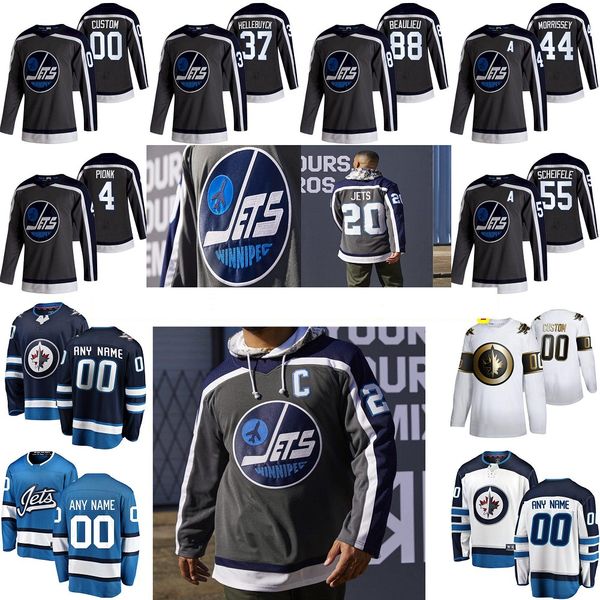 

winnipeg jets 2021 reverse retro jersey 9 andrew copp jack roslovic josh morrissey joe morrow sami niku gray hockey jerseys custom stitched, Black;red