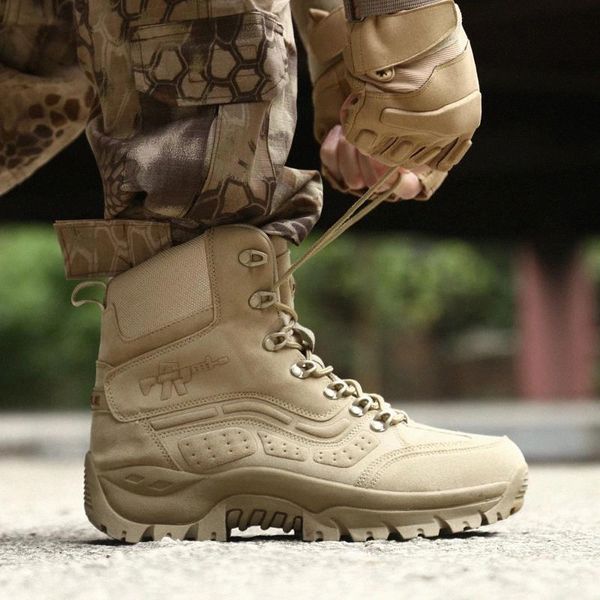 

brand men's boots military boot tactical big size army bot male shoes safety combat mens chukka ankle bot motocycle boots 516 #dz8n