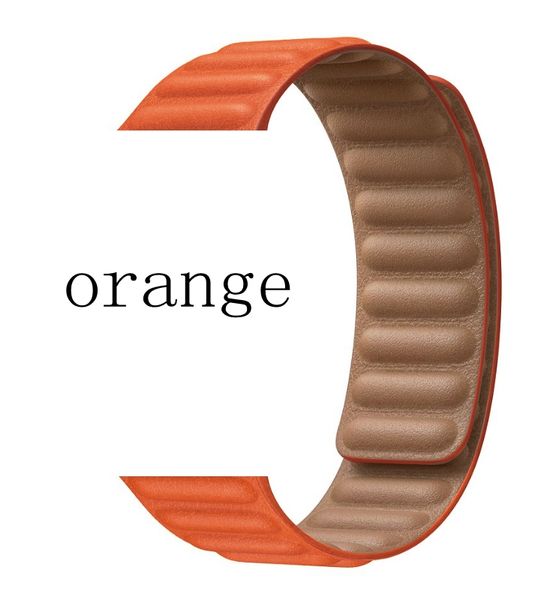 

new design for apple watch series 6 band iwatch 5 4 40mm 44mm leather strong magnetic loop strap apple watch replacement wristband, Black;brown