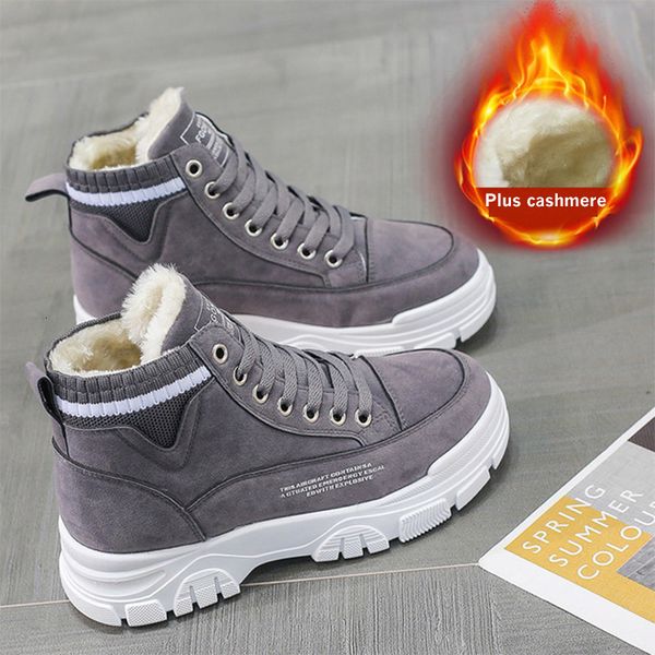 

2021 women snow winter ladies sneakers paltform lace up vulcanized shoes students ankle boots fashion new 1 3ncp, Black