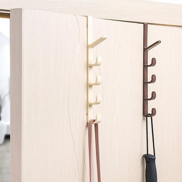 

hooks & rails plastic home storage organization bedroom door hanger clothes hanging rack holder for bags towel wall hanger1