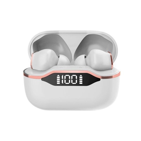 Fones de ouvido sem fio TWS de alta qualidade com redução de ruído Transparência de chip Estojos de dobradiça de metal Carregamento sem fio Fones de ouvido Bluetooth Fones de ouvido J18 nova geração