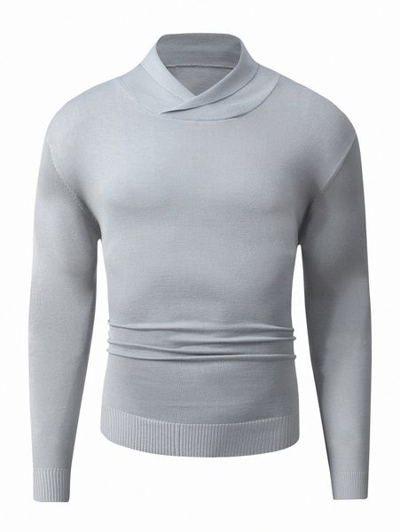 

men solid stand collar sweater a81w#, White;black