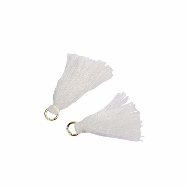 

100pcs color mini tassel fringe pendant diy hanging ring party cords tassel trim garments curtains jewelry decor tassels lace h wmtvbu