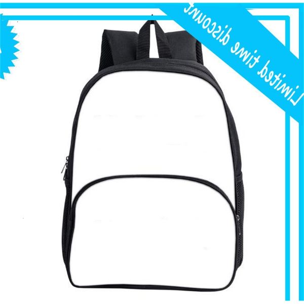 

3pcs sublimation diy blank heat transfer printing student school bag size 40cm*30cm*16cm