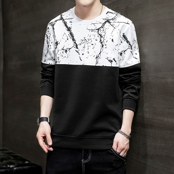 

mens casual sweatshirts fashion hip hop japan style long sleeve men hoodies multi color o-neck male sweatshirt 2021 new n9sa, Black