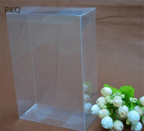 

10pcs transparent pvc plastic packing box birthday wedding gift packaging box clear pvc cos jllamo ladyshome