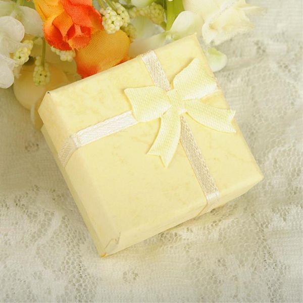 

flash sale sale 4 x 4 x 3см браслет ювелирные изделия кольцо серьги присутствующие подарочные коробки bowknot квадратный чехол квадратный па, Black;blue