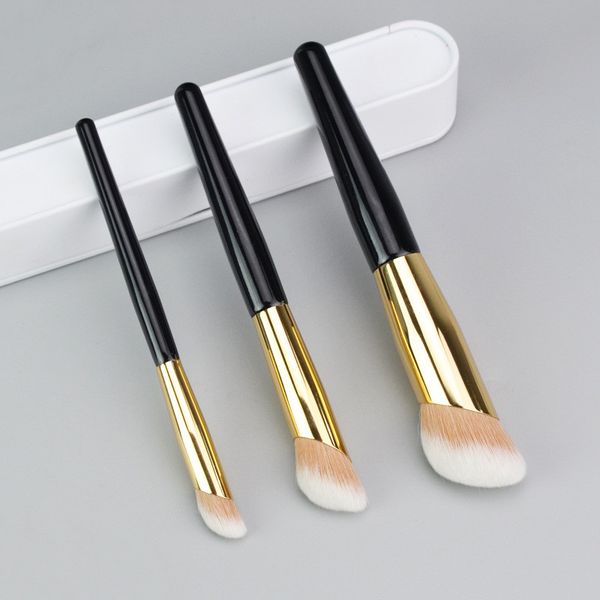 

PAT01 Skin Fetish Sublime Perfection Highlighting Foundation Makeup Brush Unique Face Contour Hightlighter Cosmetics Beauty Tool, No logo