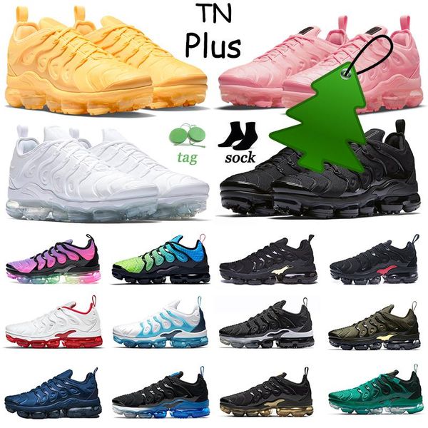 

plus tn running shoes tns men triple black white yolk bubblegum atlanta zebra suman bumblebee mens women trainers outdoor sports sneakers c