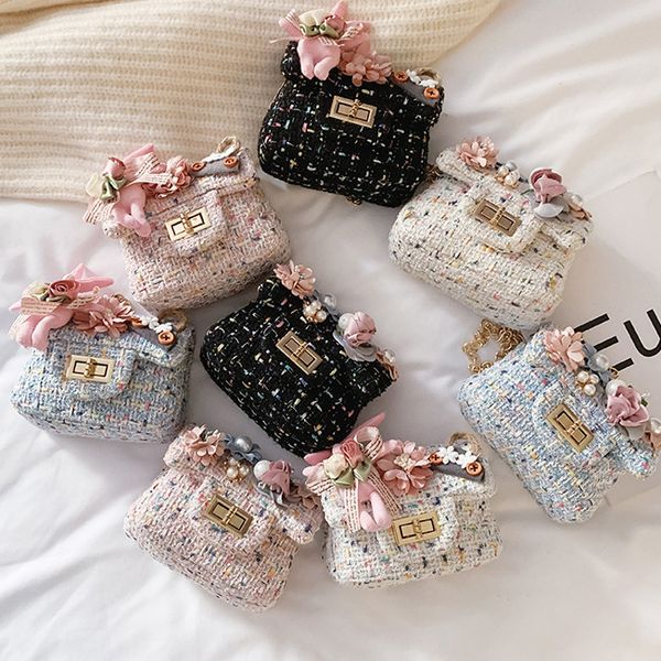 

kids fashion messenger bag girl casual diagonal bags ribbit preal parent-child shoulder bags 2020 new arrival wholesale, Black