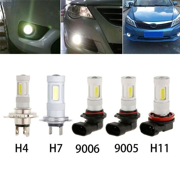 

h4 h7 h11 9006 9005 80w cob led low consumption high luminous car fog tail head light driving lamp bulb white high power#2666961