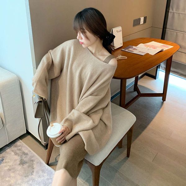 

big sister row baby casual versatile sweater, White;black