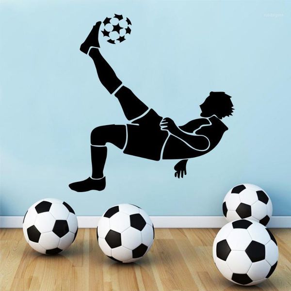 

wall stickers exquisite football soccer fc kids rooms wallpaper sticker for boys room decor decal mural1