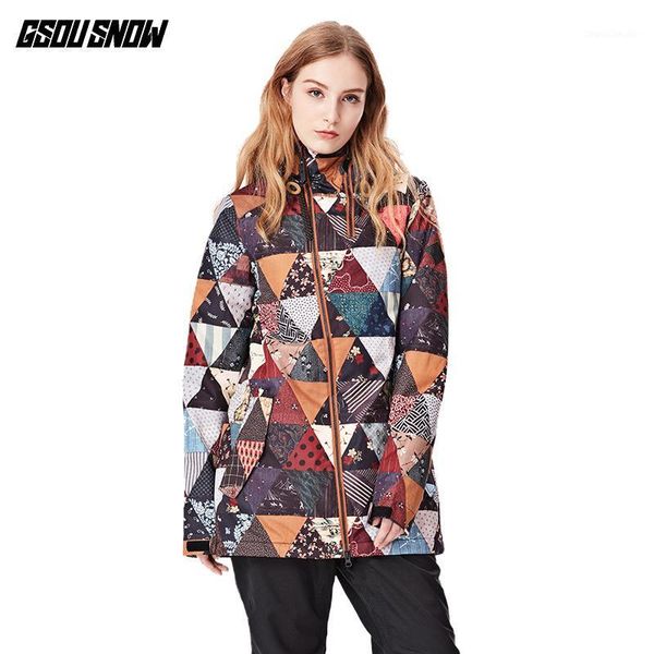 

skiing jackets gsousnow snow suit women's singles and double edition 2021 outdoor warm waterproof windproof ladies' ski suit1