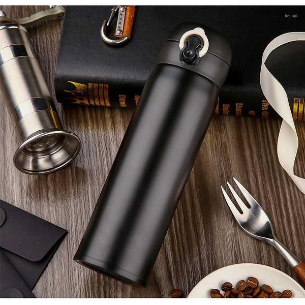 

water bottles 450ml stainless steel double wall insulated cup vacuum thermal mug flask coffee car travel drink bottle thermocup termos1