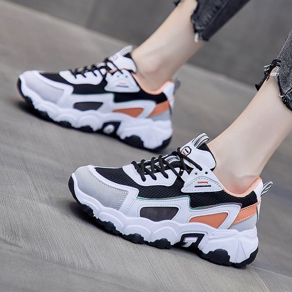 

ins fashion father woman shoes 2020 new autumn and winter versatile sports xiaobai leisure net red, Black