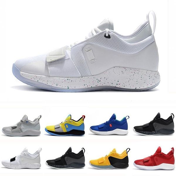 

2019 pg 2.5 university red opti yellow men shoes racer blue white black wolf grey mens paul george sports sneakers