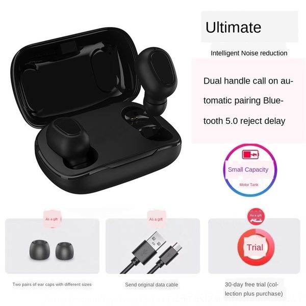 

wqys new g5s tws 3500mah led headphones wireless headphone bluetooth earbuds touch noise sport headset control cancelearphones