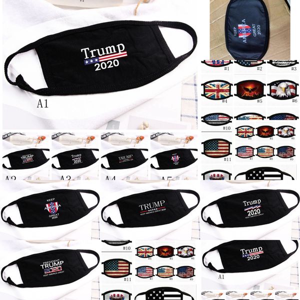 

masks 18styles trump face mask cotton trump 2020 cloth anti-dust mask woman men fashion winter warm blacn17gp