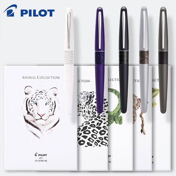 

pilot 88g animal pattern fountain pen ink gift box set fp-mr2 student calligraphy practice business office gift ink pen1