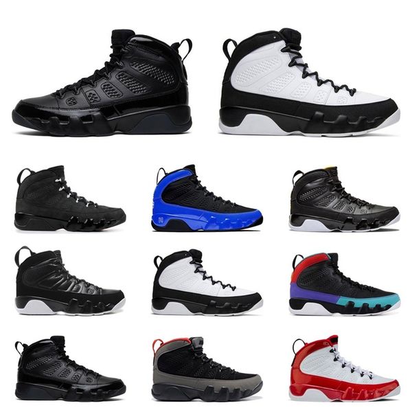 

9 9s jumpman shoes gym red anthracite black white bred citrus racer blue space jace unc mens trainers sports sneakers