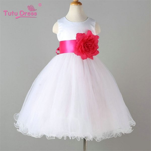 

2-12 years kids dress for girls butterfly wedding little baby girl birthday dress elegant princess party pageant formal gown t200709, Red;yellow