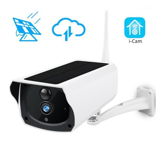 

solar panel wifi camera 1080p hd wire-battery ip camera outdoor ip67 waterproof 2mp security cctv video pir two way audio1