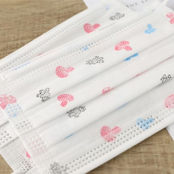 

disposable k 95 n mask three layer dust-proof cartoon respirator for boys, girls, pupils and infants designer face ma4ih