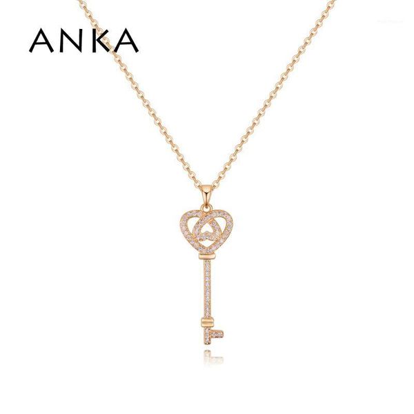 

pendant necklaces anka luxury heart cz necklace charm luminous cubic zirconia pendants fashion jewelry for women gift #1327781, Silver
