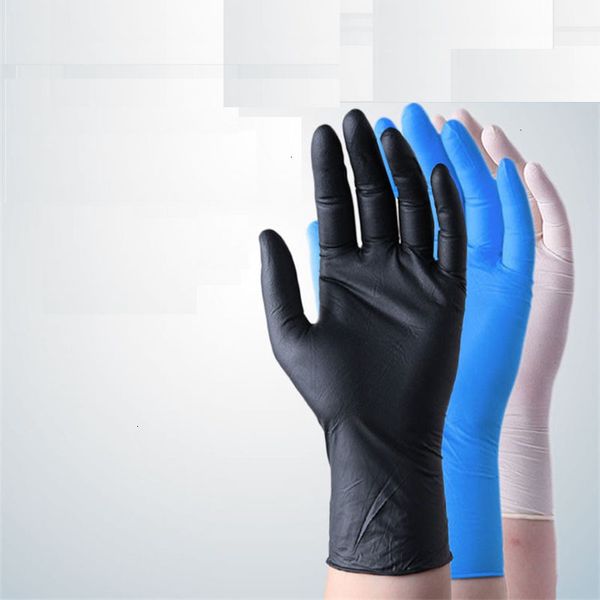 

nitrile latex rubber factory natural direct disposable waterproof durable a food grade protective gloves 100pcs / boxout