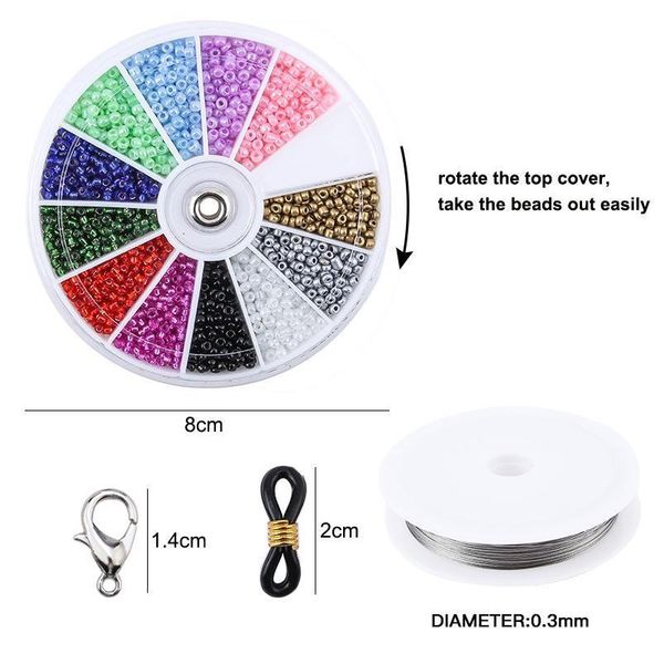 

multifunction seedbeads glasses lanyard,anti-lost glass bead chain face lanyard suitable for women, children jewelry ma qylbmv