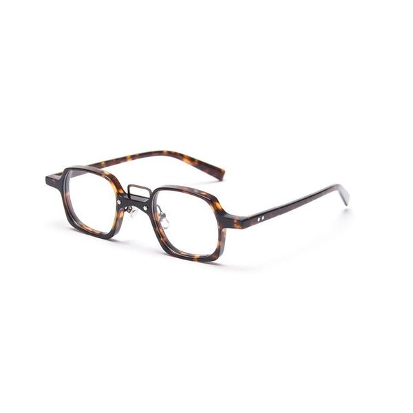 

vintage square glasses frame men women acetate transparent clear eye glasses optical myopia eyeglasses frames man eyewear oculos, Black