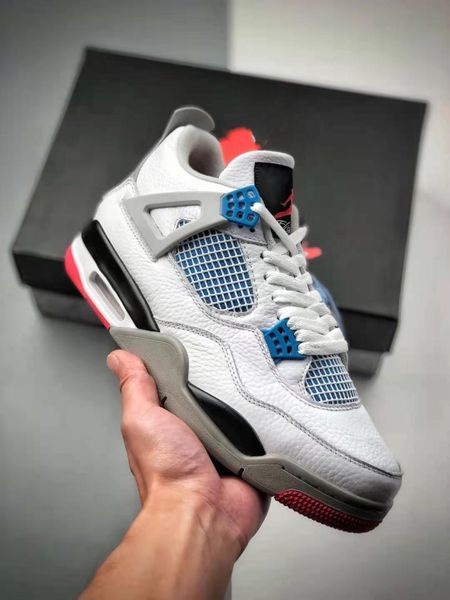 

2020 authentic 4 se mandarin duck deep ocean sail cement spain lychee skin men outdoor shoes sports sneakers with box