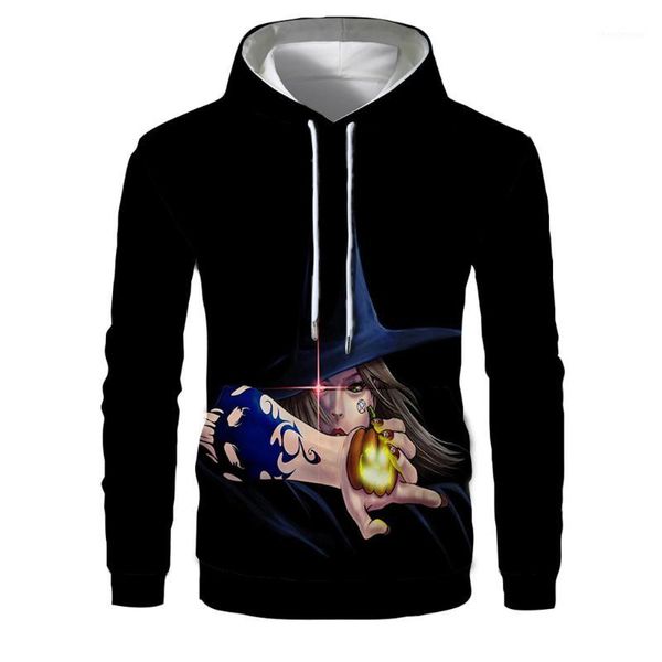 

fashion hoodies men fashion winter 3d printed long-sleeved hoodie coolsweatshirt halloween moletom feminino inverno1, Black