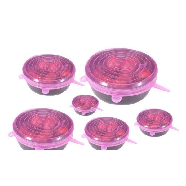 

universal sile stretch lid suction stretchable lids cover food sile kitchen picnic food fresh preserve unive qylxel garden2010