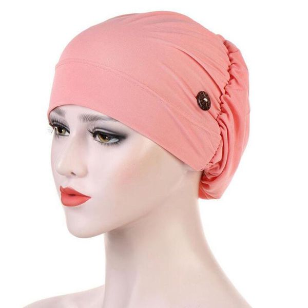 

25# headbands with buttons hat face holder wearing protect ears head wrap hat headwear headwrap band hair accessories gorras, Blue;gray