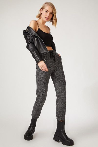 

счастье ist. женщины текстурированные спортивные штаны tu00002, Black;blue