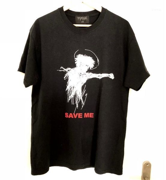 

summer mens t shirts revenge save me slogan doodle xxxtentacion fashion long sleeve cotton casual11, White;black