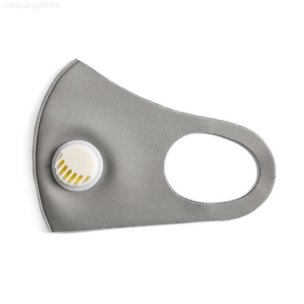 

factorybreathing valve face mask anti with dust cycling protective masks washable reusable ice silk cotton fashio