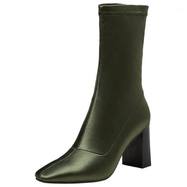 

sarairis brand new great quality high heels elegant office ladies stylish winter shoes boots women party ankle boots1, Black