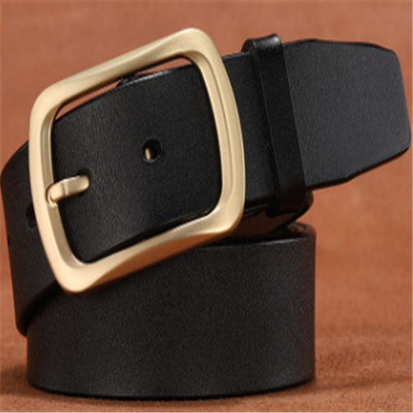 

popular male designer vintage pin buckle belt western jeans style leather belt casual belt wholesale delivery discounts, Black;brown