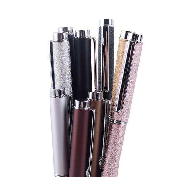 

business office metal signing pen student colorful matte gel pen stationery advertising gift custom logo1