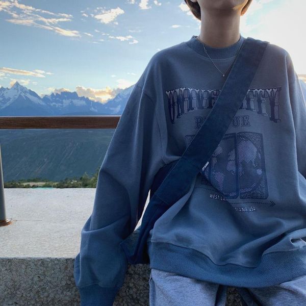 

women's t-shirt autumn hoodies women female long sleeve harajuku sweatshirt hooded pullover loose, White
